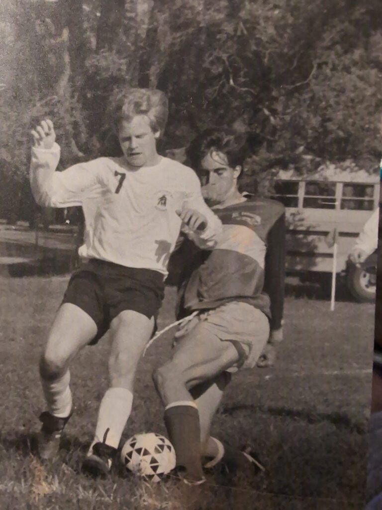 Mark Smith - Kansas City soccer coach - Sporting Blue Valley - past playing photo